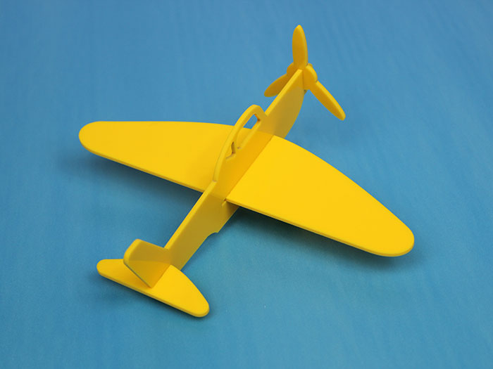 Акрил yellow air plane Лазерний станок