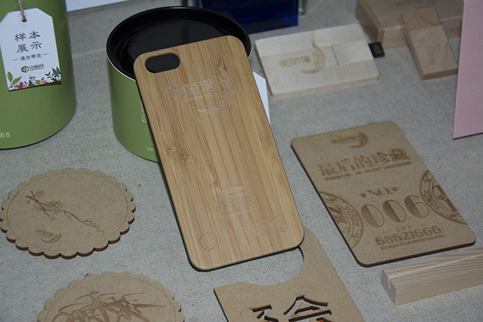cellphone case Bamboo laser engraver