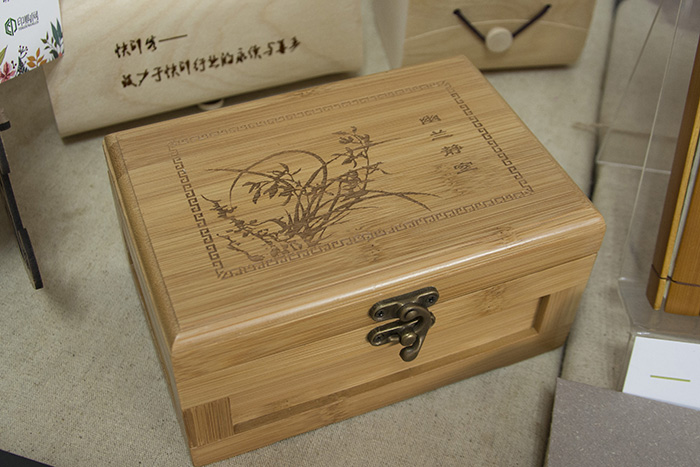 Storage Box Bamboo laser engraver