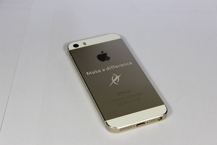 Silver Mobile-Phone laser engraver