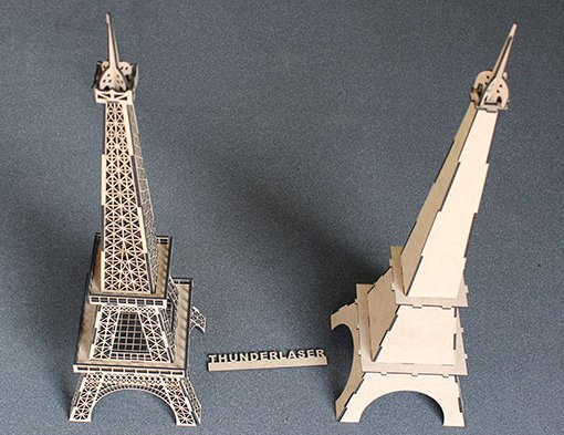 Eiffel Tower Model laser cutter